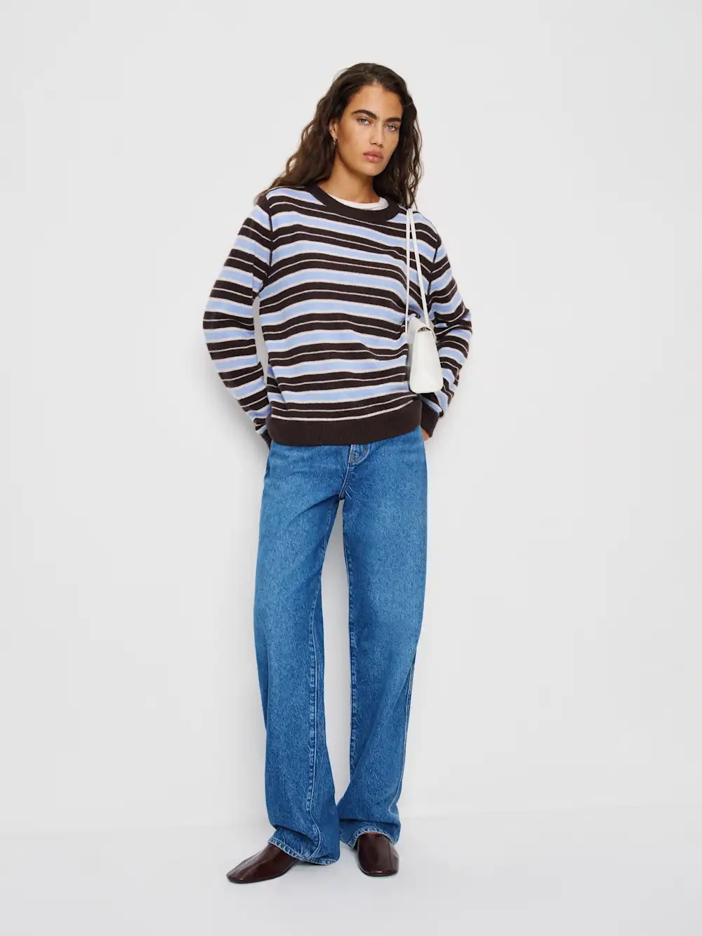 Reformation Cashmere Boyfriend Sweater + matching shorts